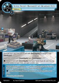 Super Secret Basement At Academy City