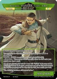 Goliath Hanada // Goliath, Hanada Corps' CEO