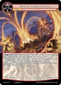 Dancing Crimson Flames