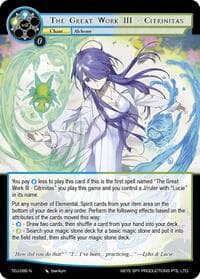 The Great Work III - Citrinitas