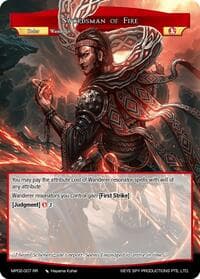 Swordsman of Fire // Dimension Brigade's Leader, Adelbert
