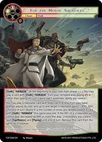 For the Heroic Sacrifices…!