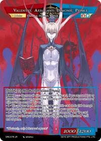 Raven's Order Class A's Representative, Valentio // Valentio, Arrogant Demonic Prince