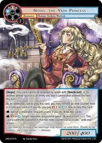 Noihs, the Vain Princess