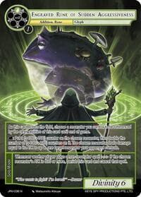 Engraved Rune of Sudden Aggressiveness