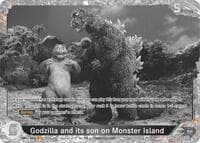 Godzilla and its son on Monster Island (EBP01-080+)