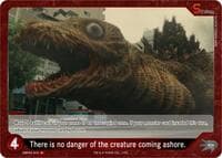 There is no danger of the creature coming ashore. (EBP02-019)