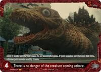 There is no danger of the creature coming ashore. (EBP02-019+)