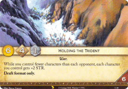 Holding the Trident