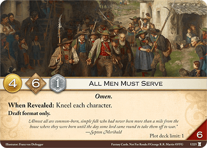 All Men Must Serve