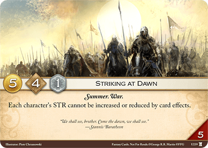 Striking at Dawn