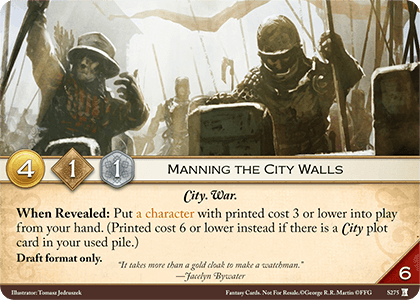 Manning the City Walls