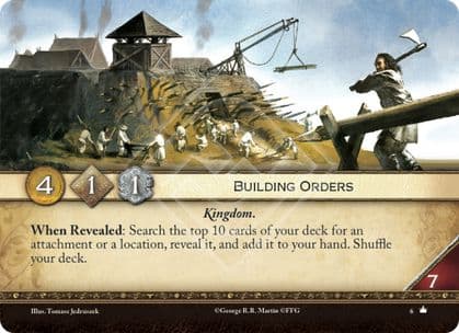 Building Orders