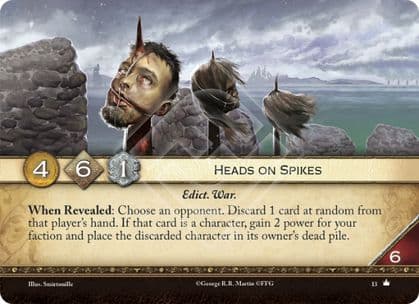 Heads on Spikes