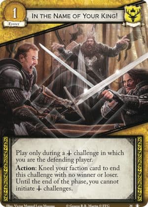 In the Name of Your King!