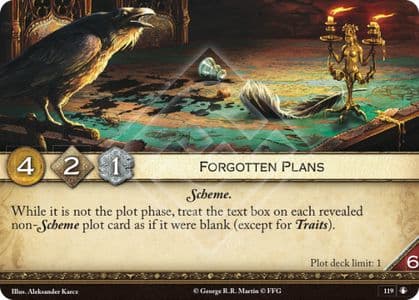 Forgotten Plans