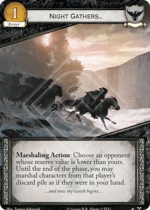 Night Gathers...