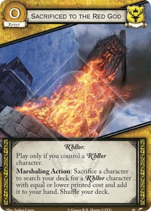 Sacrificed to the Red God