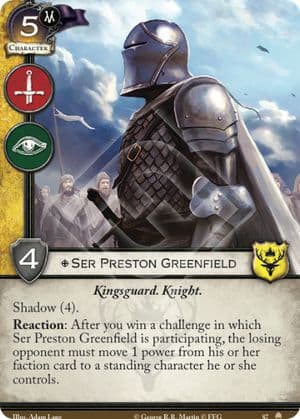 Ser Preston Greenfield