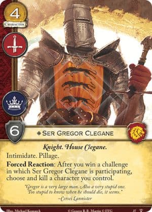 Ser Gregor Clegane