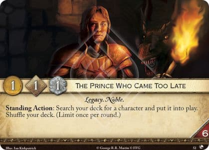 The Prince Who Came Too Late
