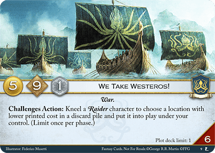 We Take Westeros!