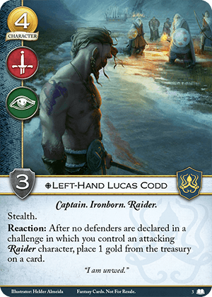 Left-Hand Lucas Codd