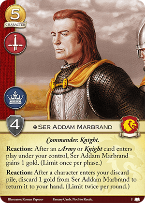 Ser Addam Marbrand