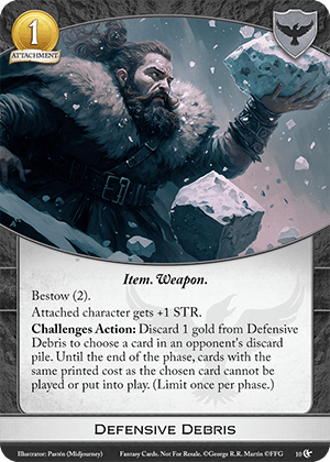 Defensive Debris