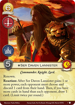 Ser Daven Lannister