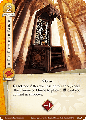 The Throne of Dorne