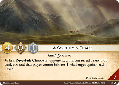 A Southron Peace
