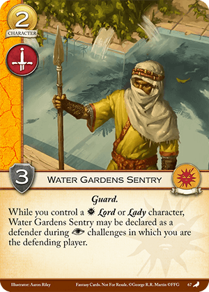 Water Gardens Sentry