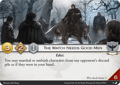 The Watch Needs Good Men