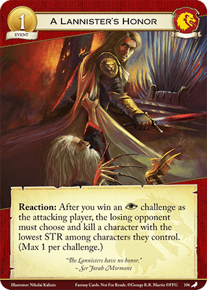 A Lannister's Honor
