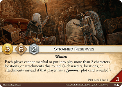 Strained Reserves