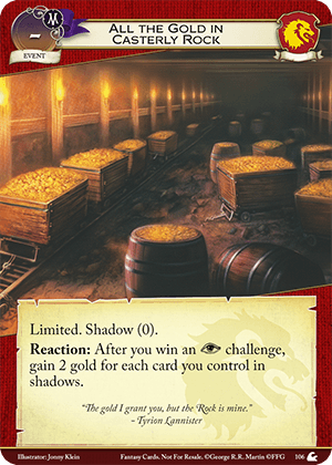 All the Gold in Casterly Rock