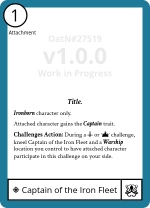 Captain of the Iron Fleet