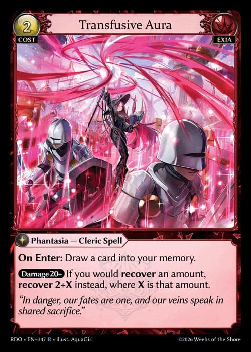 Transfusive Aura