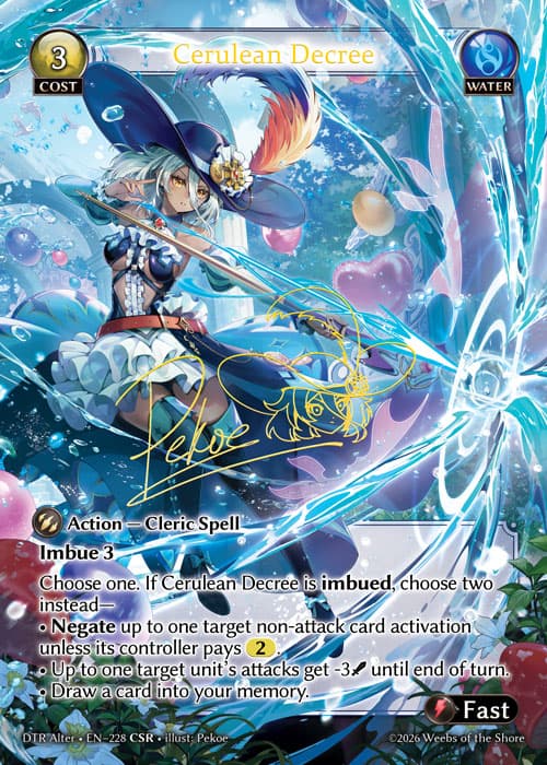 Cerulean Decree