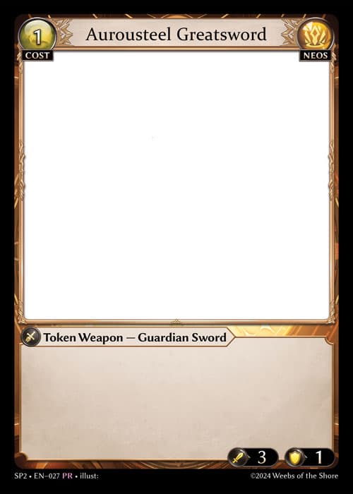 Aurousteel Greatsword