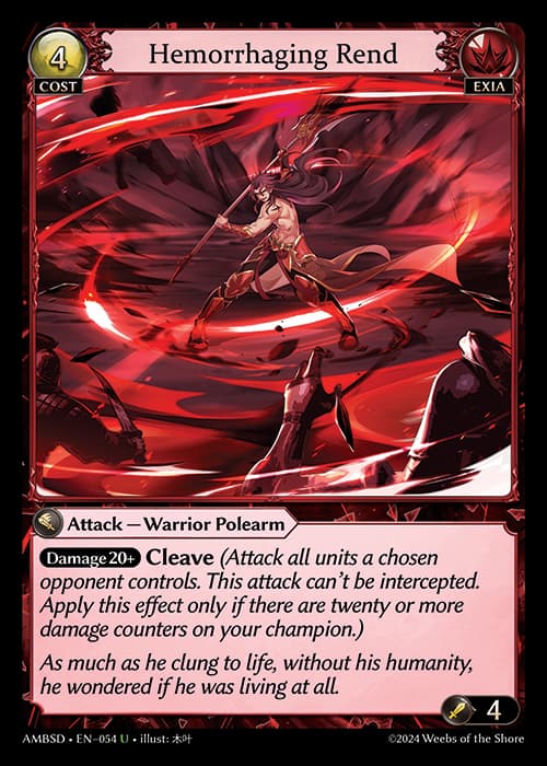Hemorrhaging Rend