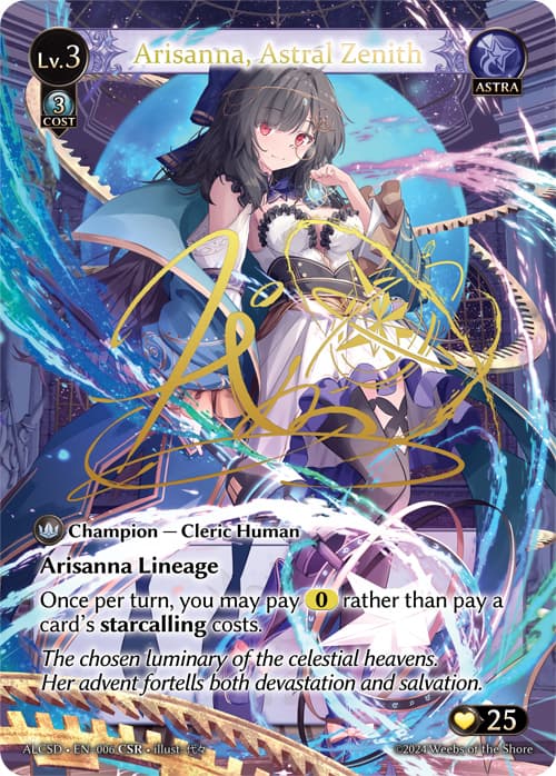 Arisanna, Astral Zenith
