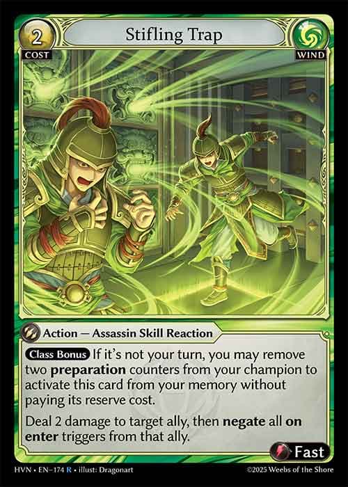 Stifling Trap