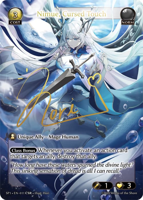 Nimue, Cursed Touch