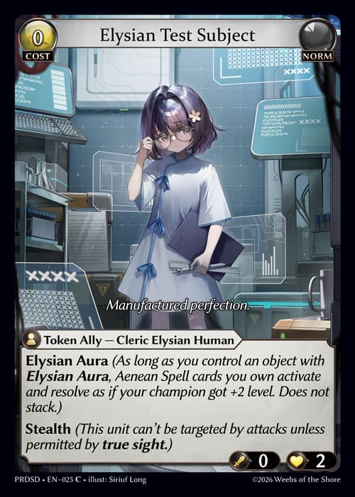 Elysian Test Subject