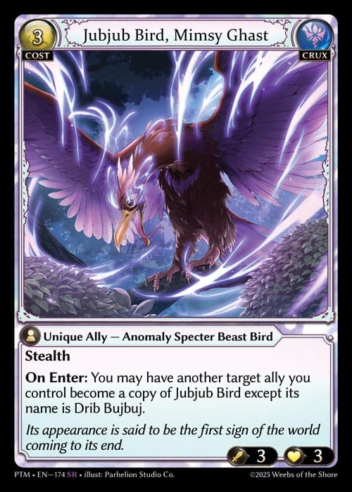 Jubjub Bird, Mimsy Ghast