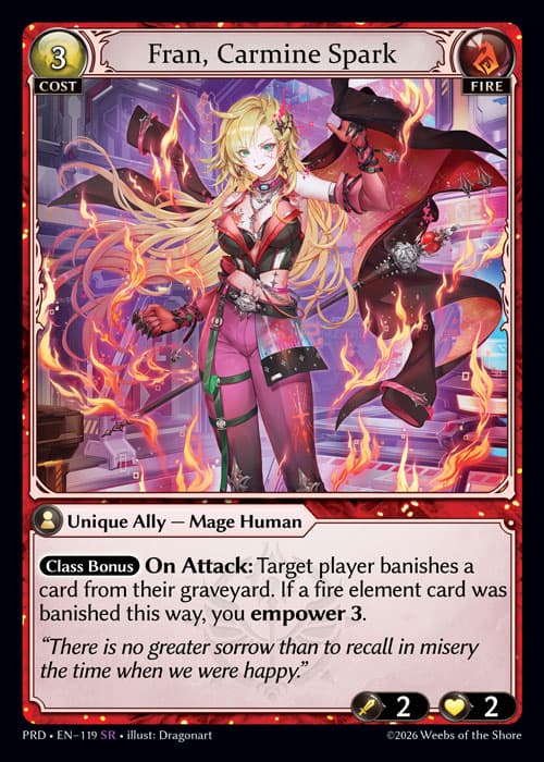 Fran, Carmine Spark