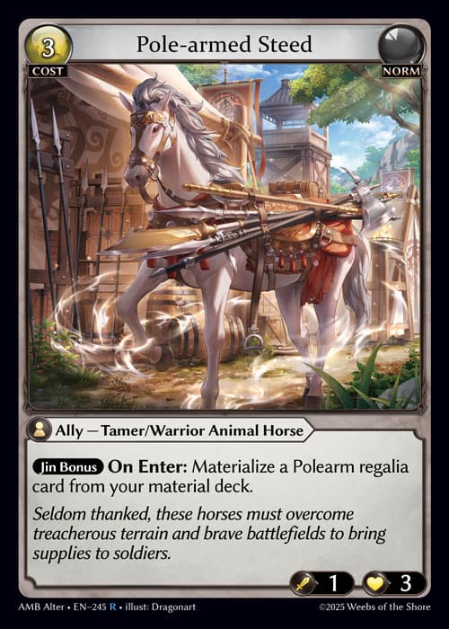 Pole-armed Steed