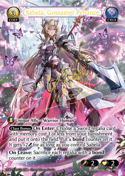 Sabela, Gossamer Penance